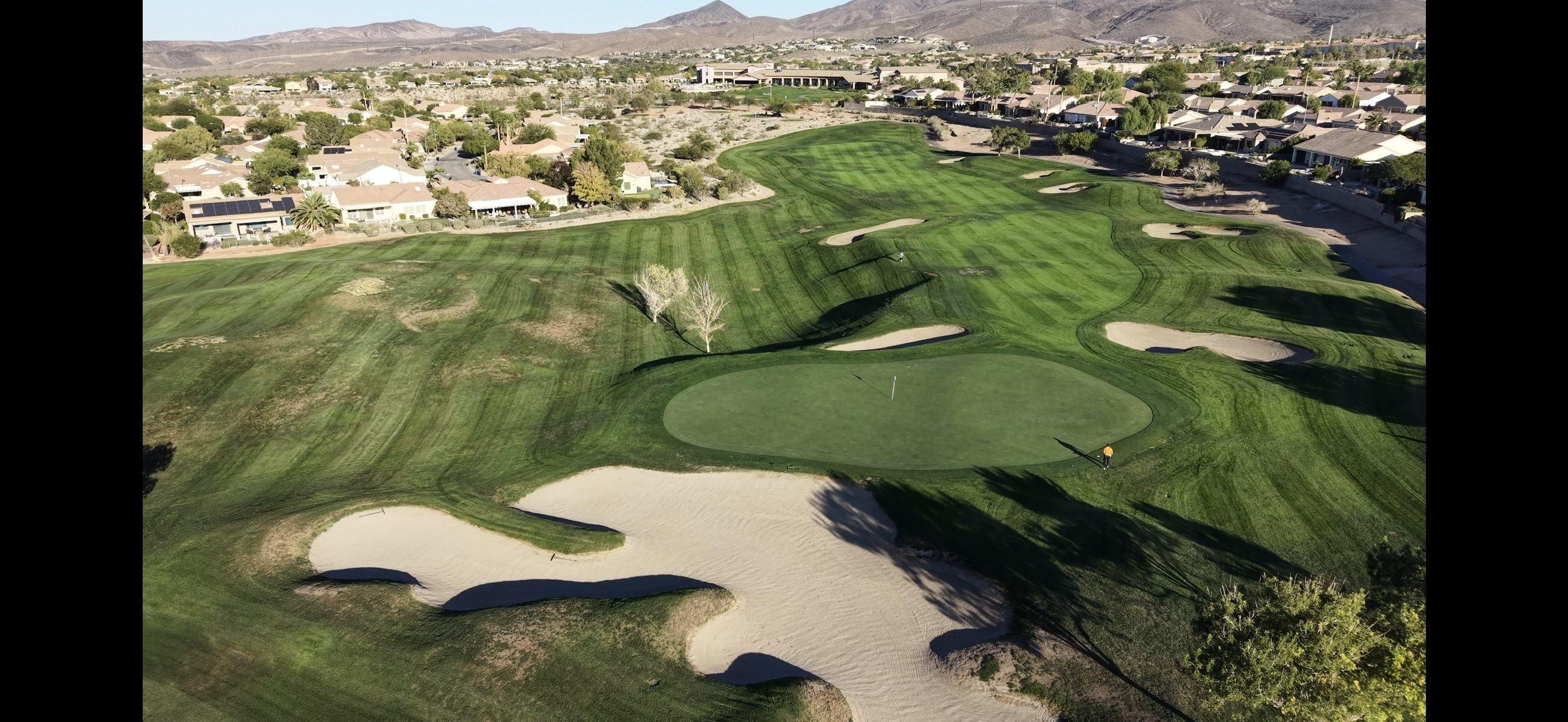 Golf course or country club aerial photography in El Dorado Hills